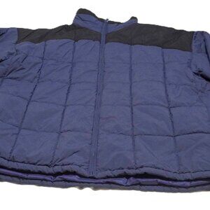 Mens Blue & Black Columbia Sportswear Winter Coat 2XLT